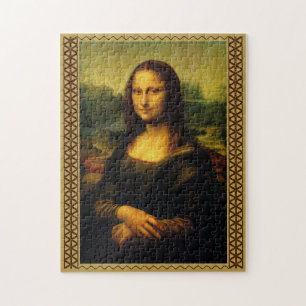 Quebra-cabeça de serra de vaivém de Mona Lisa