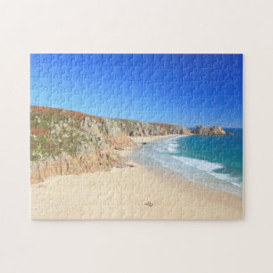 Quebra-cabeça de serra de vaivém de Porthcurno