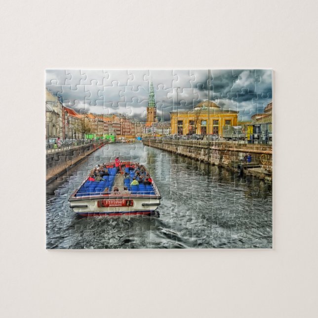 Quebra-cabeça de serra de vaivém do canal de (Horizontal)