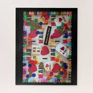 Quebra-cabeça de serra de vaivém do Mah Jongg mim