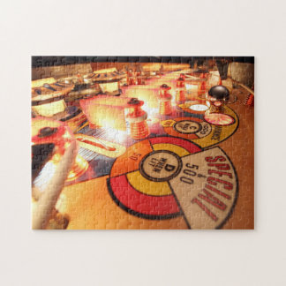 Quebra-cabeça de serra de vaivém do Pinball da