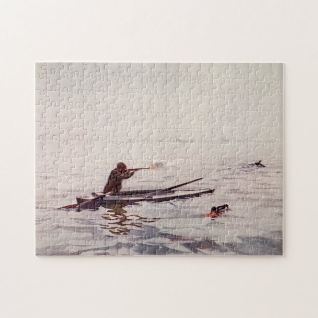 Quebra-cabeça de serra de vaivém do rifle do (Horizontal)