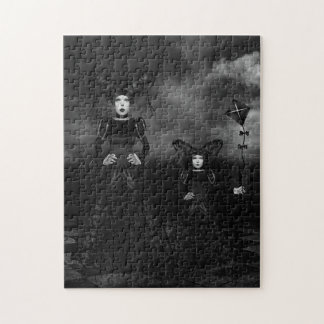 Quebra-cabeça de serra de vaivém gótico da família