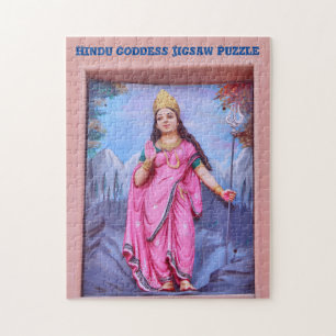 Quebra-cabeça de serra de vaivém Hindu da deusa