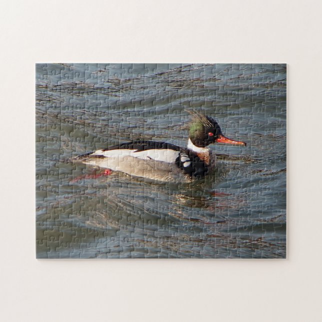 Quebra-cabeça de serra-gigante Merganser (Horizontal)