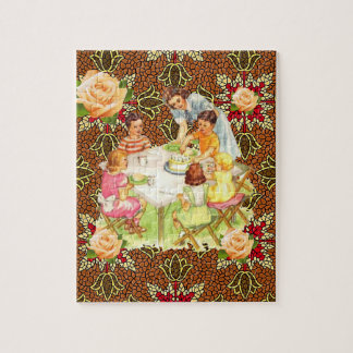 Quebra-cabeça de serra-gigante vitoriana