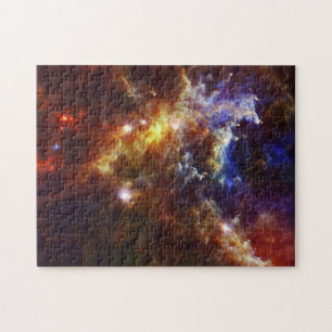 quebra-cabeça de serra-jigsaw de Rosette Nebula