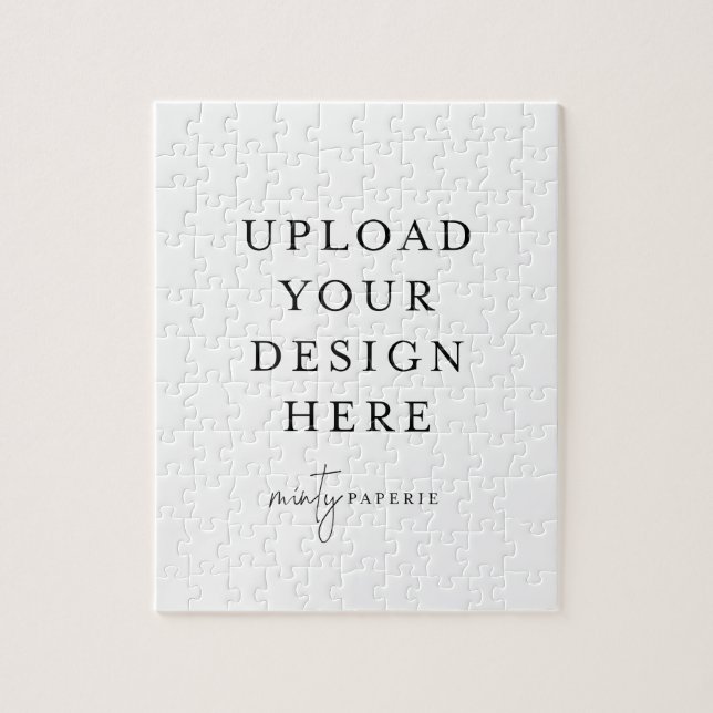 Quebra-cabeça de serra personalizada - Retrato (Vertical)