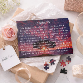 Quebra-cabeça de serra vertical Bíblia Psalm 23