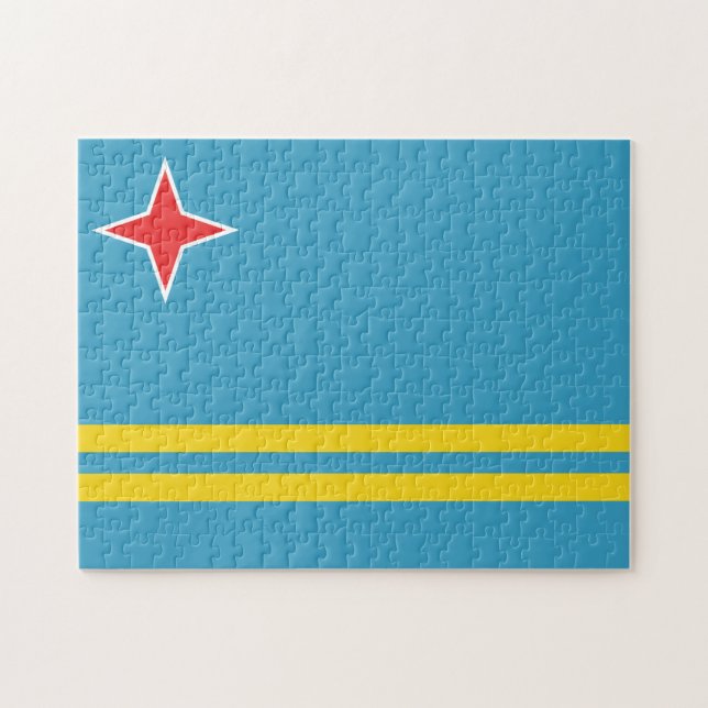 Quebra-cabeça de Sinalizador Aruba (Horizontal)