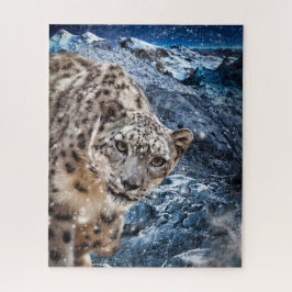 Quebra-cabeça DE SNOW LEOPARD CLOUD WALKER JIGSAW