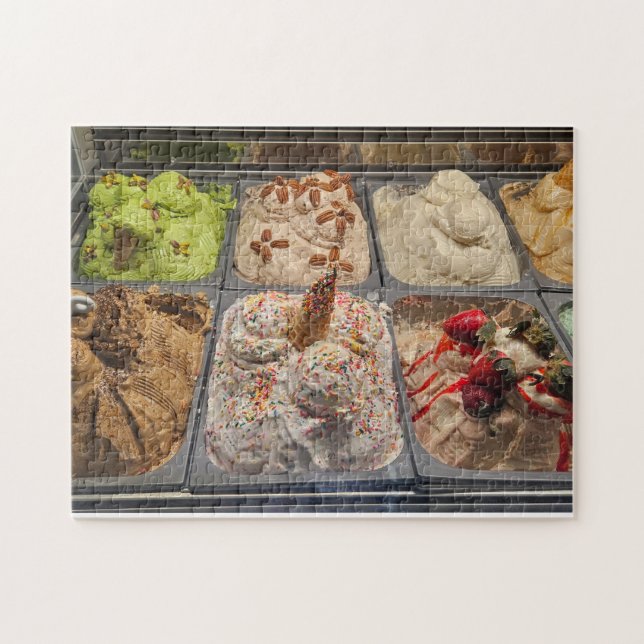 Quebra-cabeça de Sobremesas Gelato (Horizontal)