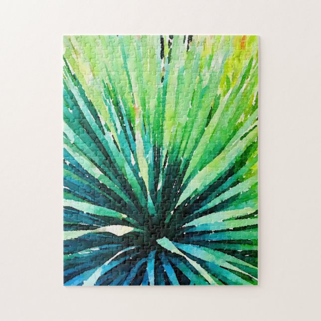 Quebra-cabeça de Soto Azul e Verde do Deserto Difí (Vertical)