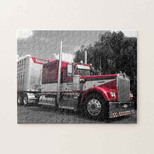 Quebra-cabeça de Spencer Kenworth W900A (Horizontal)