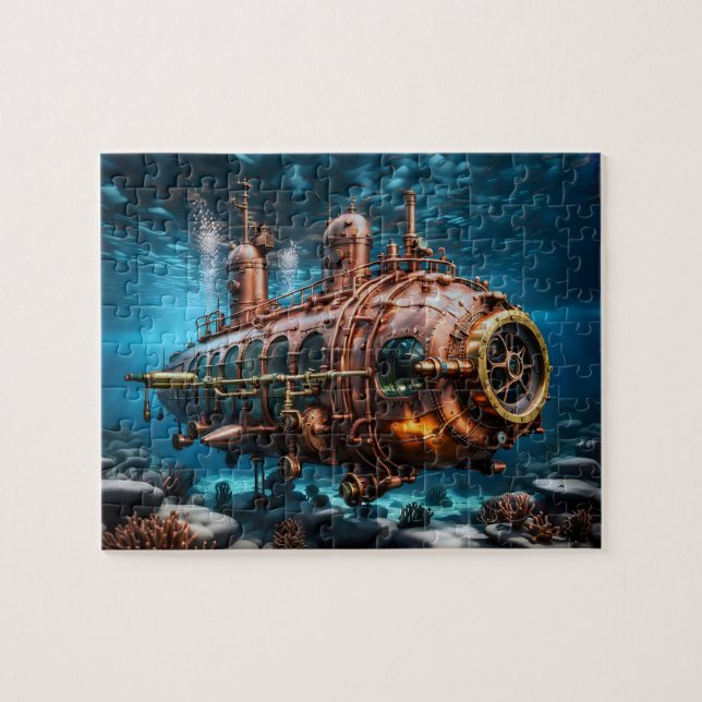 Quebra-cabeça de Steampunk Ocean (Horizontal)