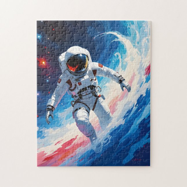 Quebra-cabeça de Surfar no Cosmos (Vertical)