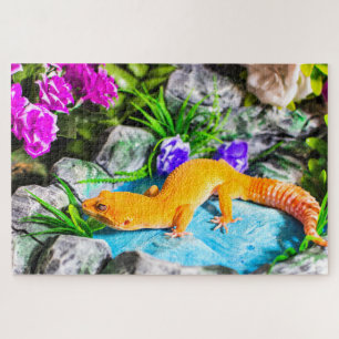 Quebra-cabeça de Tangerine Leopard Gecko
