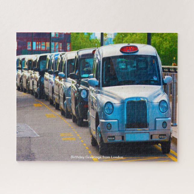 Quebra-cabeça de Táxis de Londres (Horizontal)