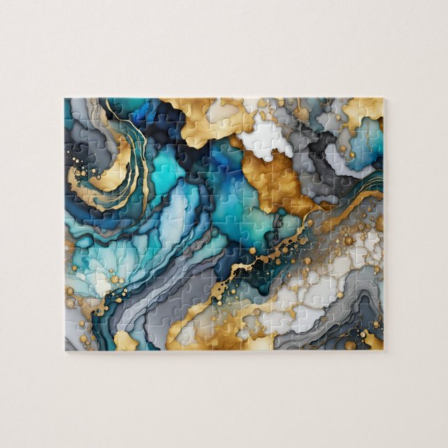 Quebra-cabeça de Tinta Álcool (Horizontal)