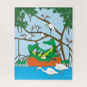 Quebra-cabeça de três Gators