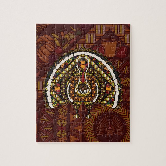 Quebra-cabeça de Turquia da queda (Vertical)