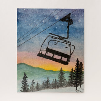 Quebra-cabeça de última execução para Skiers