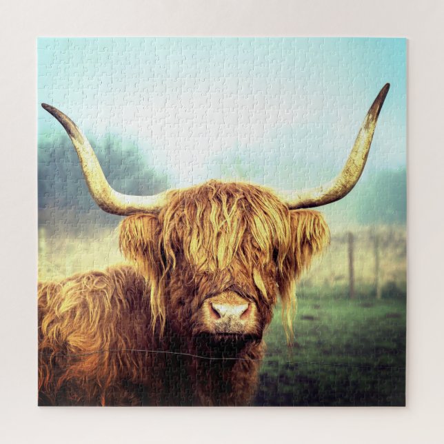 Quebra-cabeça de Vaca Longa (Vertical)