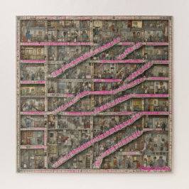 QUEBRA-CABEÇA de vários mini rooms detalhados da A