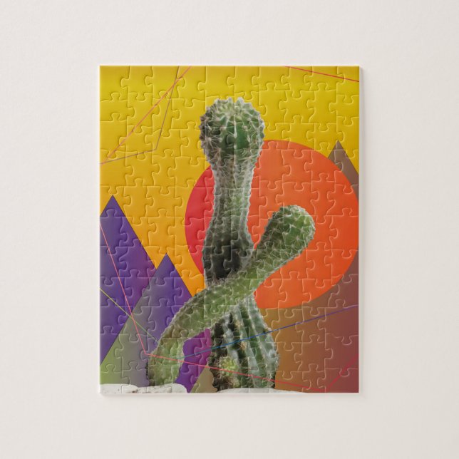 Quebra-cabeça de Verão com Caixa de Presente (Vertical)