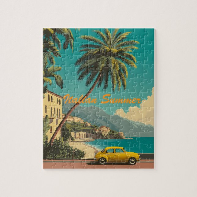 Quebra-cabeça de Verão Italiano Vintage – La Dolce (Vertical)