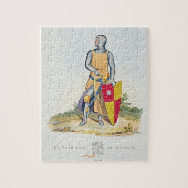 Quebra-cabeça De Vere, conde de Oxford, 1280, 'de Armou antigo (Vertical)