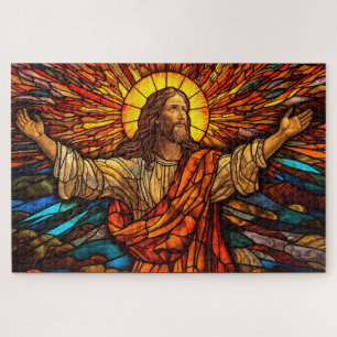 Quebra-cabeça de Vidro Cristo