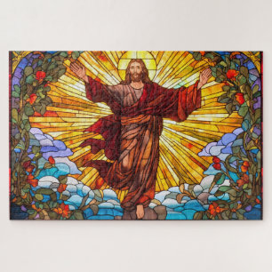 Quebra-cabeça de Vidro Cristo