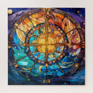 Quebra-cabeça de Vidro Estreito Celestial