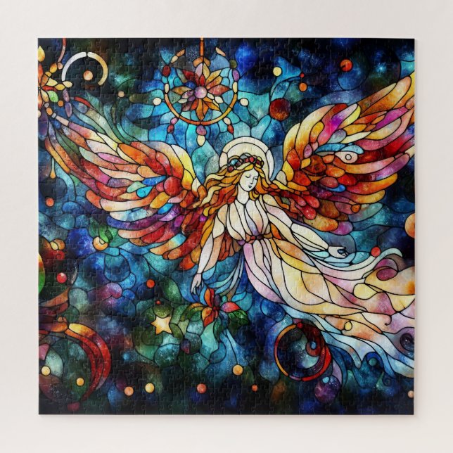 Quebra-cabeça de Vidro Obtido por Aquarelas de Nat (Vertical)