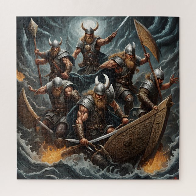 Quebra-cabeça de Vikings (Vertical)