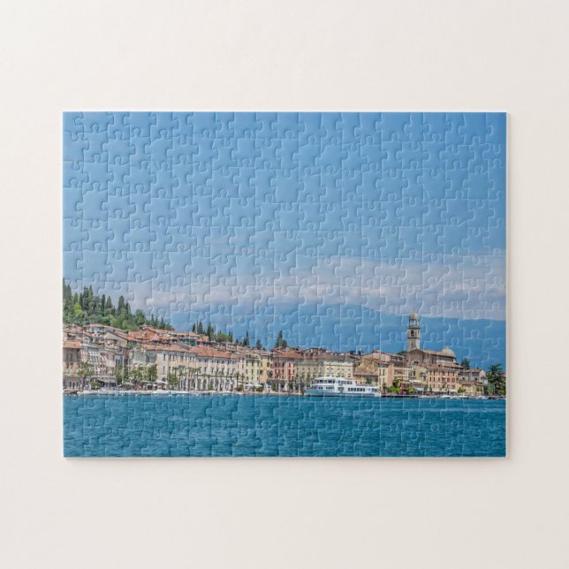 Quebra-cabeça de visão do Lago Garda Salo (Horizontal)