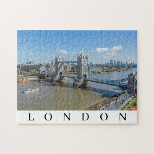Quebra-cabeça de visualização aérea da London 