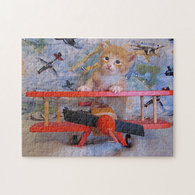 Quebra-cabeça de Voo de Dolce (gatinho) (Horizontal)