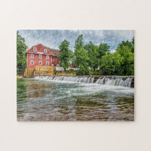 Quebra-cabeça de Wagle Mill E Waterfall