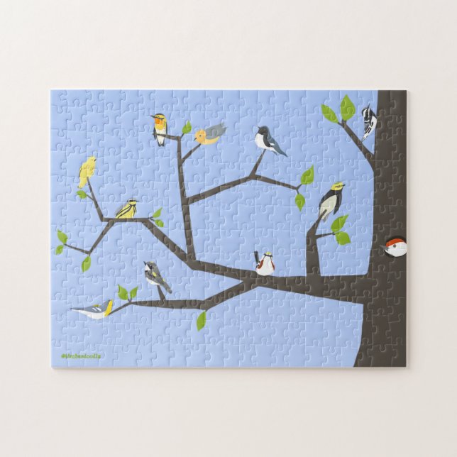 Quebra-cabeça de Warbler (Horizontal)