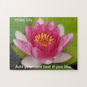 Quebra-cabeça de Waterlily Jigsera Rosa