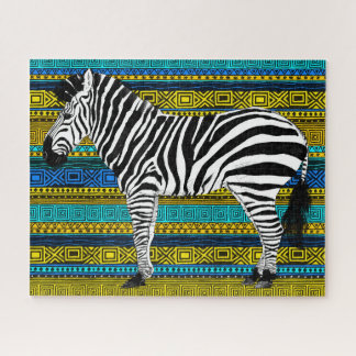 quebra-cabeça de zebra 16x20 para Pessoas cegas