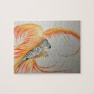 Quebra-cabeça de Zebra Phoenix 110 peças