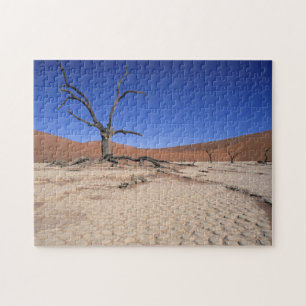 Quebra-cabeça Dead Vlei, Sossusvlei, Parque Nacional Namib-Naukl