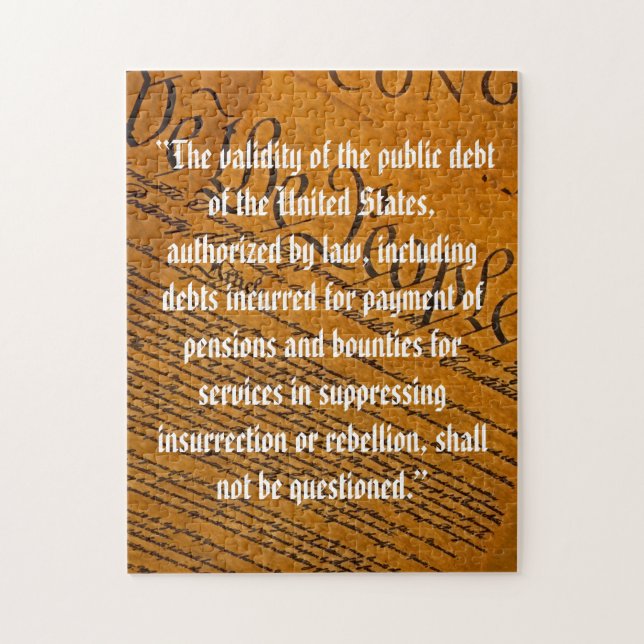 Quebra-cabeça Décima Quarta Alteração Dívida Pública (Vertical)