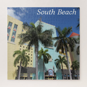 Quebra-cabeça Deco de Arte da Praia de Miami South
