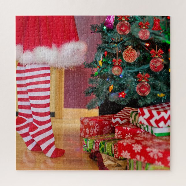 Quebra-cabeça Decoração da Árvore de Natal (Vertical)