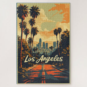 Quebra-cabeça Decoração de Parede da Orla de Los Angeles Califór