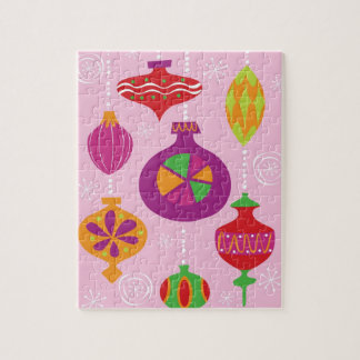 Quebra-cabeça Decoração numerosa do Natal ilustrada no diffe